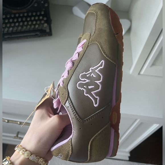 Vintage Y2K 2000’S KAPPA Olive Green Sneakers Women’s Size 7 BRAND NEW Deadstock - Picture 4 of 16